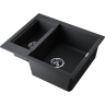 Мойка OMOIKIRI SAKAIME 60-2-BL Tetogranit/черный 4993908
